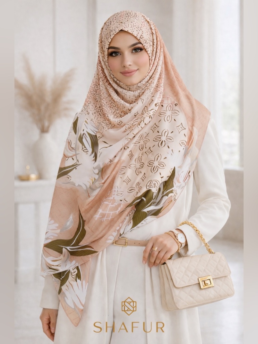 Women summer fashion scarf Malaysian lux Chiffon soft